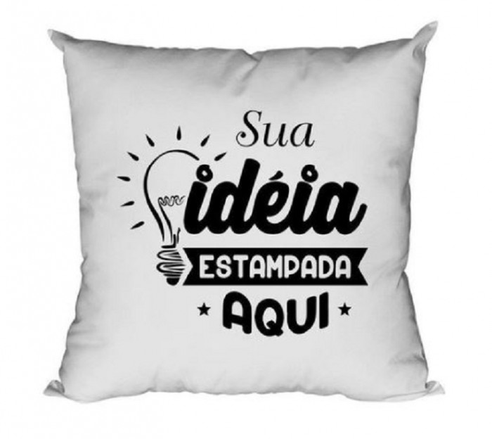 Almofada 40x40 Personalizada Com Sua Ideia