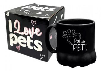 Caneca em Forma de Pata - Mãe ou Pai de Pet