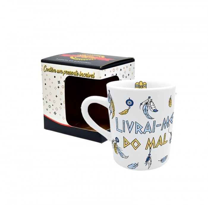 Caneca 120ml - Coleção Olho Grego