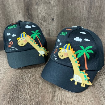 Boné Infantil Dino: Conforto, Estilo e Proteção para Seu Pequeno!