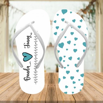 Chinelo Casamento Personalizado Keep Calm And Desce do Salto Modelo 10