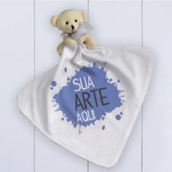 Naninha Personalizada De Bebe Com Nome - Panda