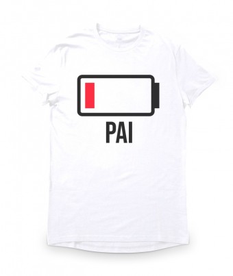 Tal Pai Tal Filha Pilha Camiseta Kit 2 Peças