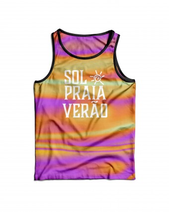 Regata Dry Fit Sol Praia Verão Personalizada Sublimação total
