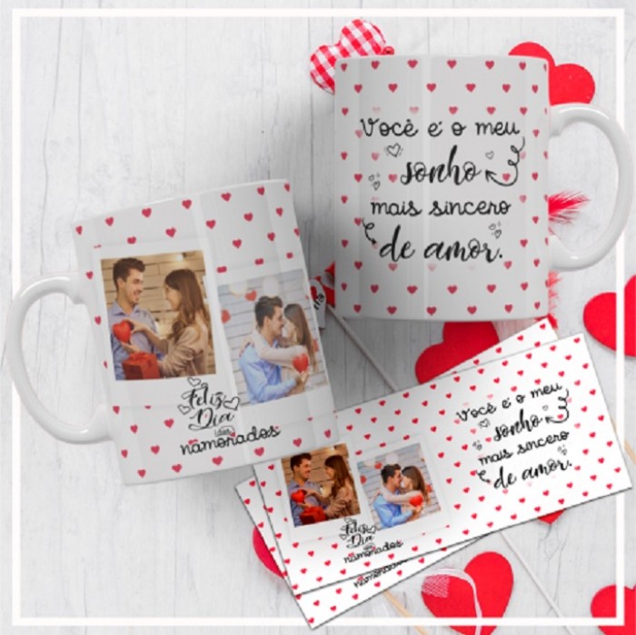 Caneca com Foto Você É Meu Sonho - Namorado Namorada Paixão