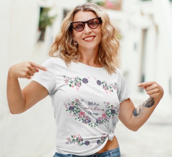 Camisetas Personalizadas Dia das Maes - (1 Unid)