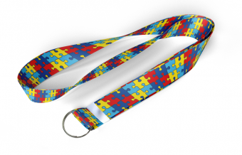 Cordão autismo tirante personalizados 20mm