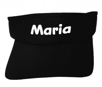 Viseira com Seu Nome Personalizado - Proteção Solar Corrida