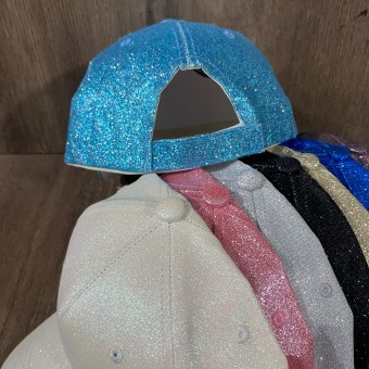Boné Holográfico com Glitter Estilo e Brilho para Seu Look
