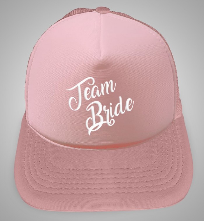Boné Team Bride Personalizado Trucker de Tela