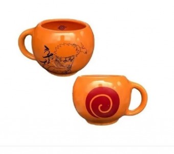 Caneca Formato 3d 450ml Naruto Uzumaki Original/nota Fiscal