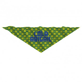 Bandana Pet Personalizada Brasil 