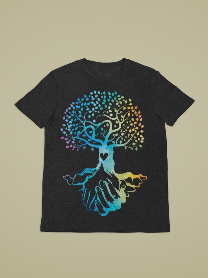 Camiseta Arvore da Vida - Temos de Todas as Cores