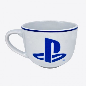 Caneca De Sopa Playstation Cumbuca Porcelana 500ml Oficial
