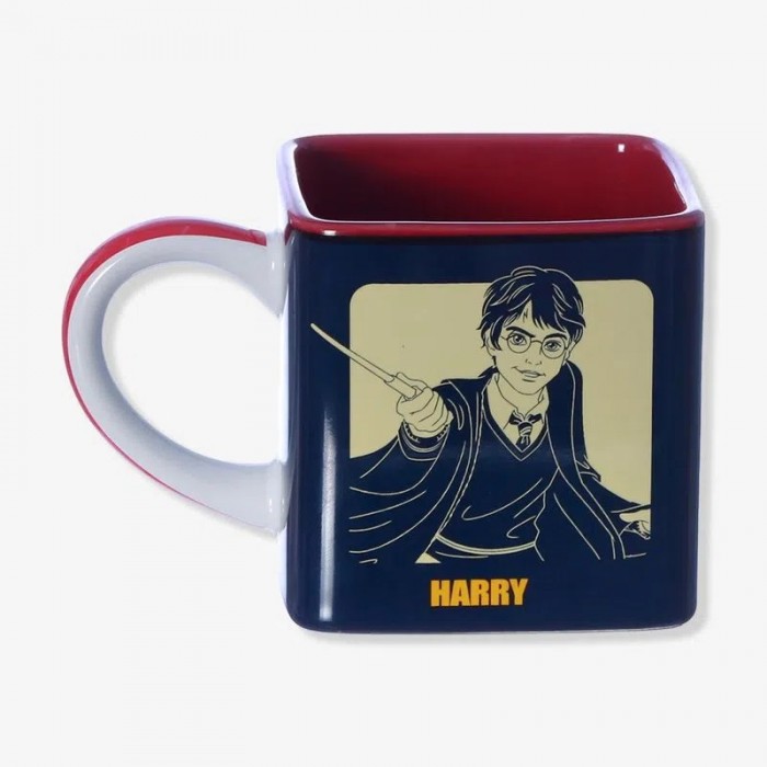 Caneca Cubo Harry, Ron e Hermione Harry Potter 300 ml