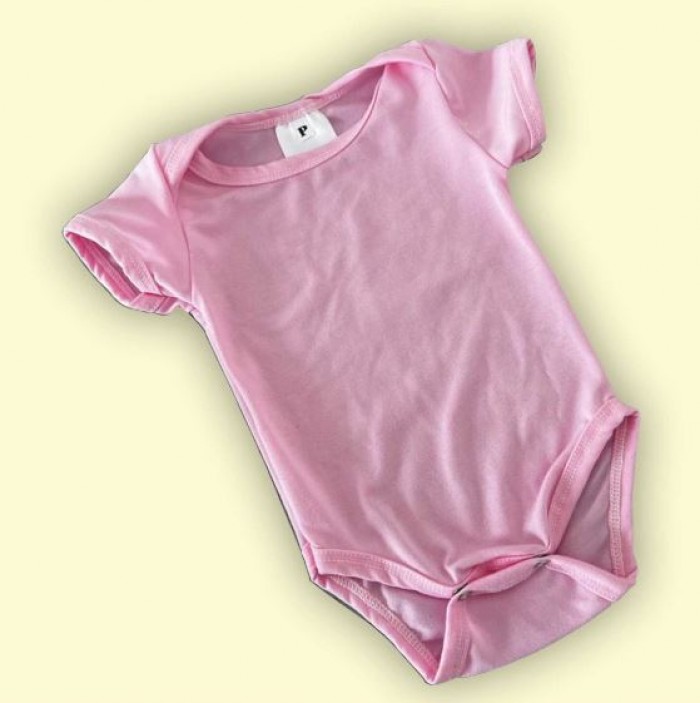 Body bebê unissex infantil personalizado como desejar Cor Rosa  Tamanho P