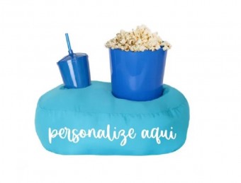 Porta Pipoca Almofada Personalizada