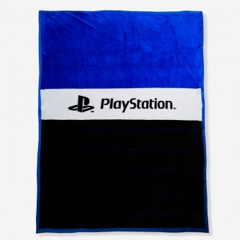 Manta com Balde de Pipoca Playstation - Kit - Zona Criativa