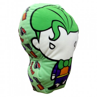 Almofada 3d Coringa Aveludada Antialérgica Oficial Dc Comics