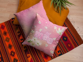Almofada Decorativa 40x40 Personalizada - Dia das Mãe Scrap