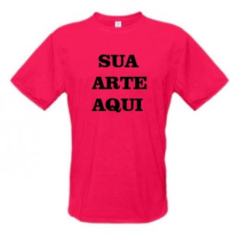 Camiseta Fluorescente com a sua arte 