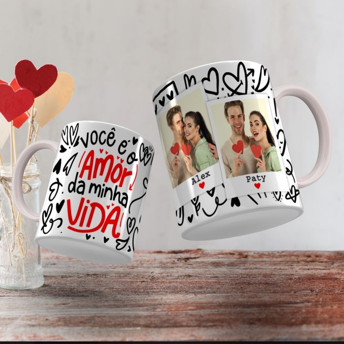 Caneca - Coleção Casal + Foto