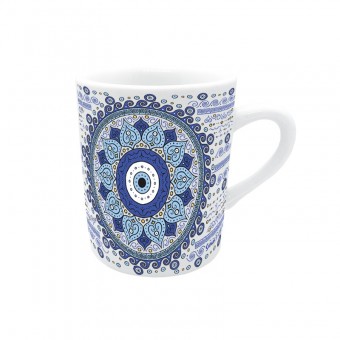 Caneca 120ml - Coleção Olho Grego Modelo Mandala