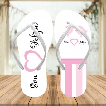 Chinelo Casamento Personalizado Keep Calm And Desce do Salto Modelo 7