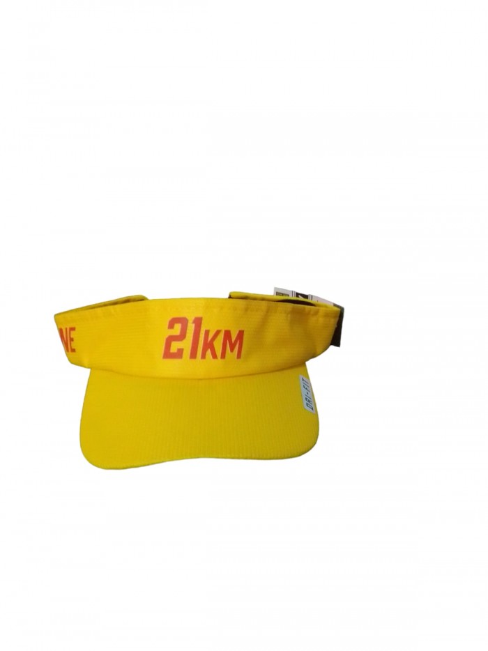 Viseira 21km Corrida Personalizada com Nome - Dry Run Praia