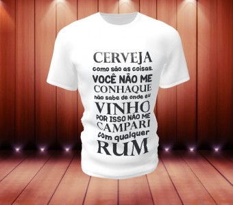 Camisa Cachaceiros Cachaca Bebida Engraçada Modelo 3