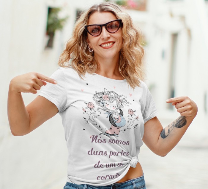 Camiseta Personalizada Dia das Mães Modelo 2