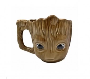 Caneca Formato 3d Baby Groot 350ml Marvel Avengers Original