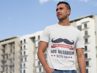 Camiseta Sou Guerreiro Sou Guardiao Sou Pai