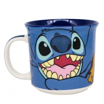 Caneca de Porcelana Tom Stitch 350ml - Disney Original