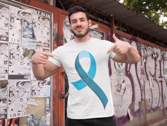 Camiseta Novembro Azul Plus Size