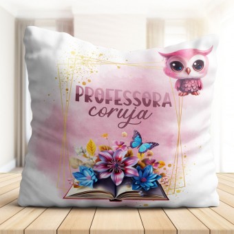 Almofada Professora Coruja 40x40