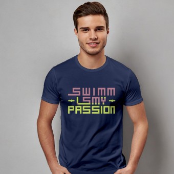Camiseta Esportes Olimpicos - Estampa Natação - Swimm is my passion