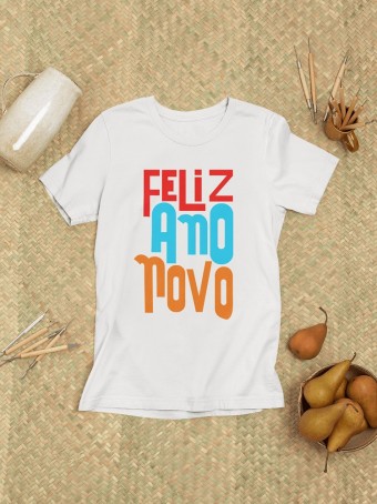 Camiseta Ano Novo Color