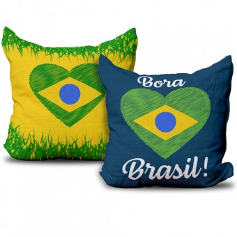 Almofada 40x40 Bora Brasil