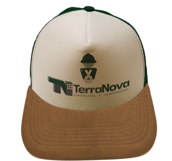 Boné trucker aba camurça personalizado 