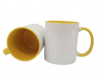 Caneca com Alça e Interior Colorida Personalizada