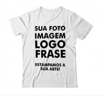 Camisetas Femininas - Básicas e Essenciais - Personalizadas