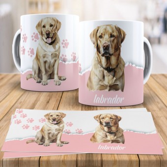 Caneca Xícara Raças Pet - Labrador