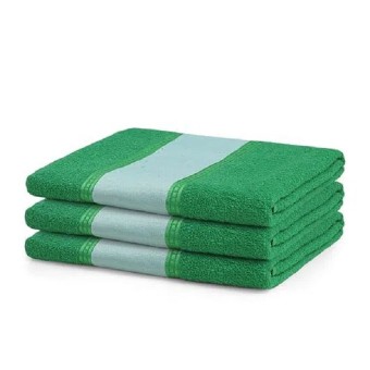 Toalha de Banho Personalizada com Nome, Logo, Como Desejar Cor Verde Bandeira