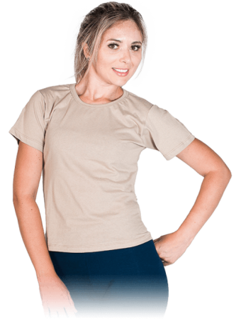 Camiseta ou baby look Creme 100% algodão