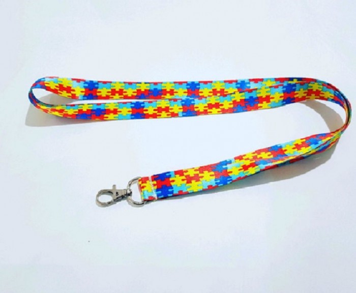 Cordão autismo tirante personalizados 20mm