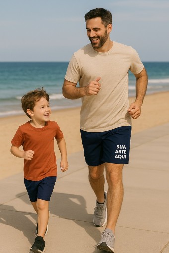 Bermuda de Tactel Personalizada com Sua Logo Conforto, Estilo e Identidade Profissional