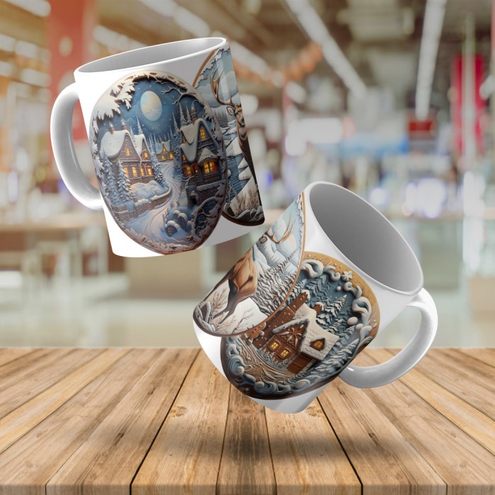 Caneca Bolas de Natal