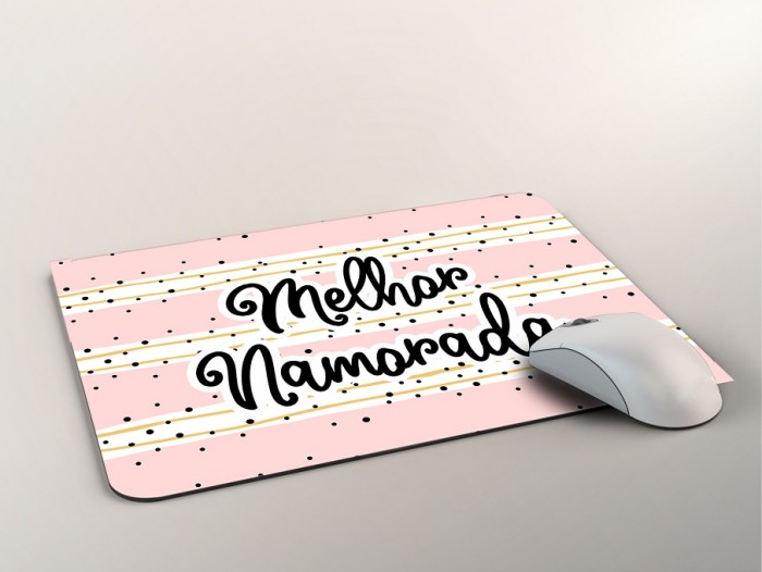 Mouse pad personalizado com nome VÁRIOS MODELOS p namorados