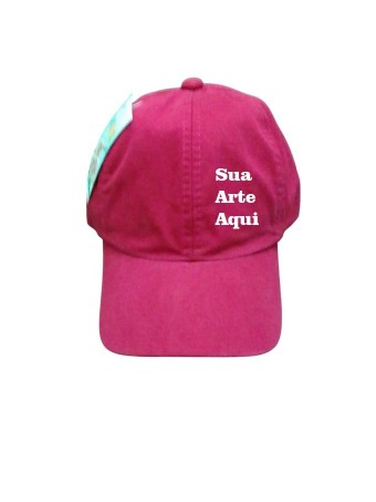 Boné infantil Personalizado Aba Curva Algodão Dad Hat Strapback Fitao Sarja